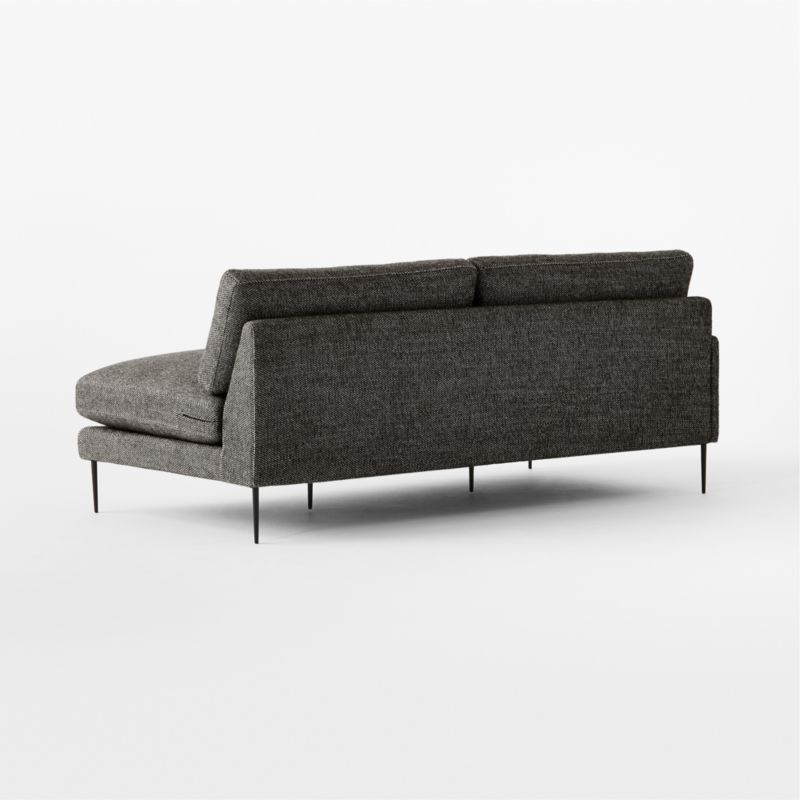 Scalino Grey Left-Arm Loveseat - image 6 of 8