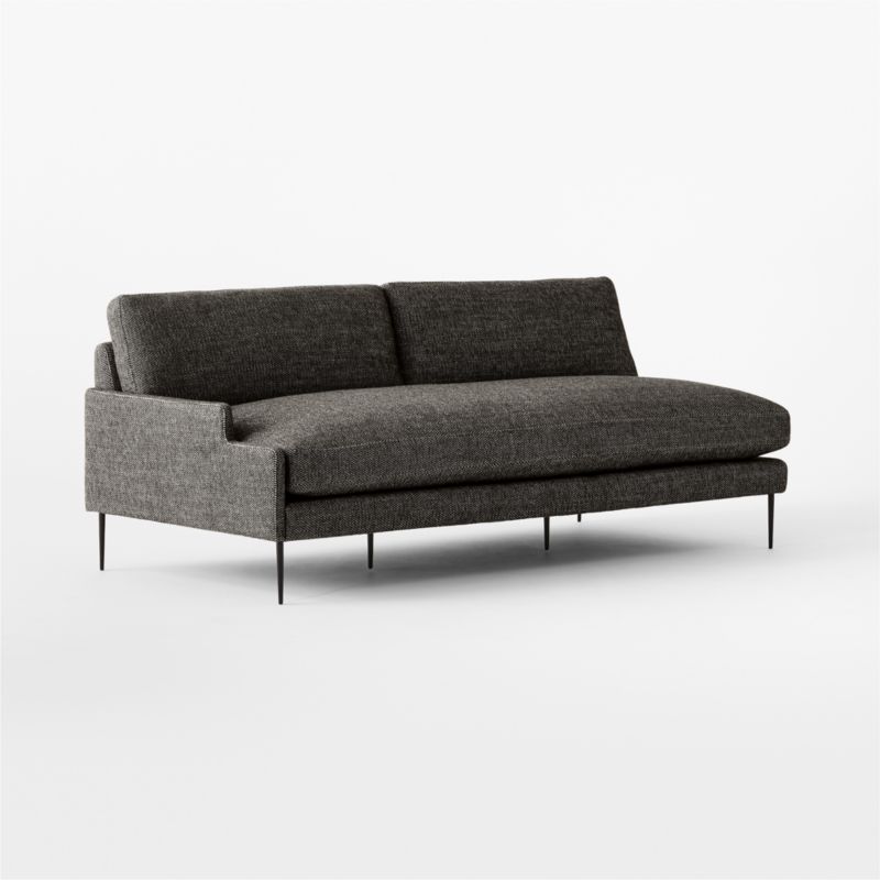 Scalino Grey Left-Arm Loveseat - image 4 of 8