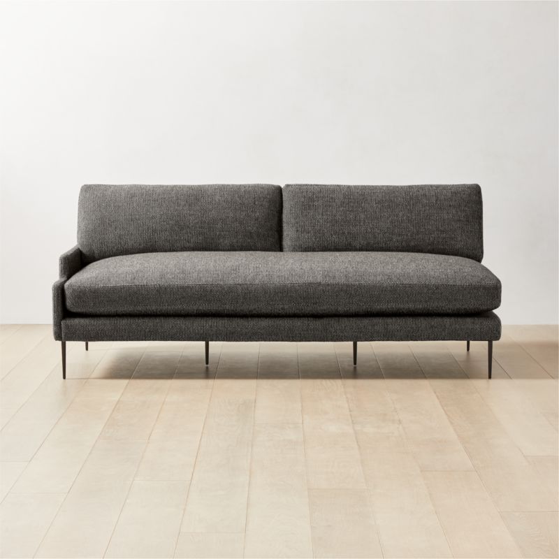 Scalino Grey Left-Arm Loveseat - image 0 of 8