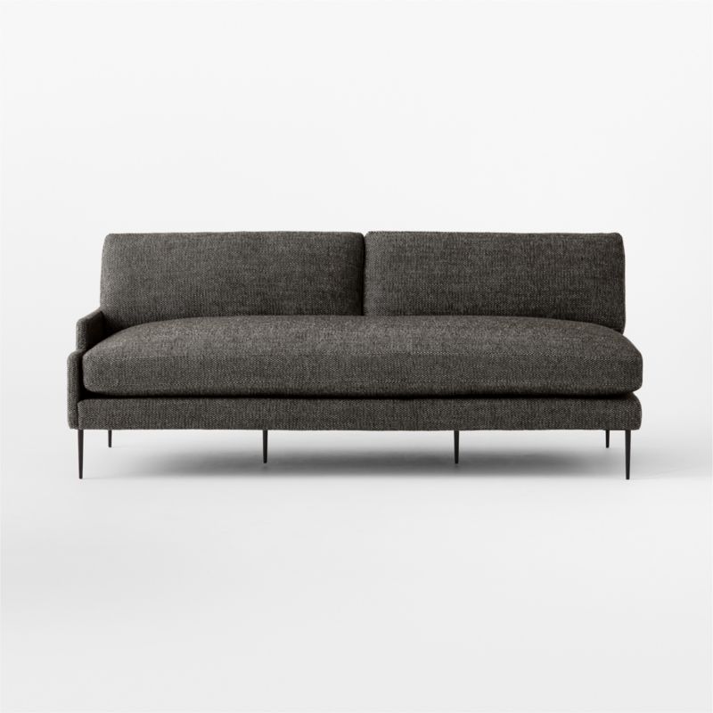 Scalino Grey Left-Arm Loveseat - image 3 of 8