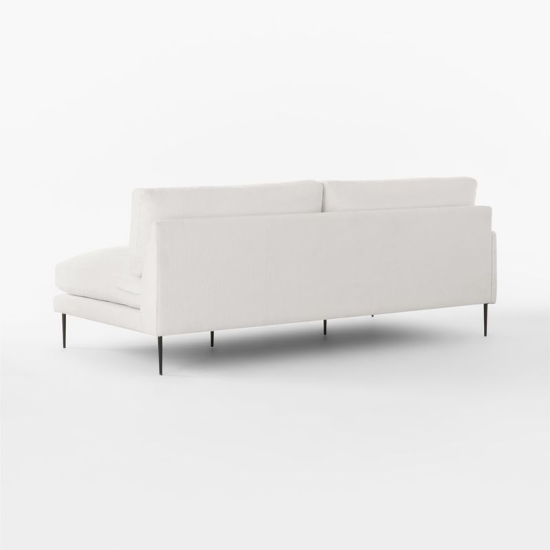 Scalino Left Arm Loveseat Bloce Noir - image 6 of 8