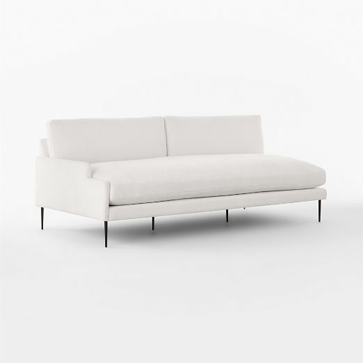 Scalino Left Arm Loveseat Wooly Sand