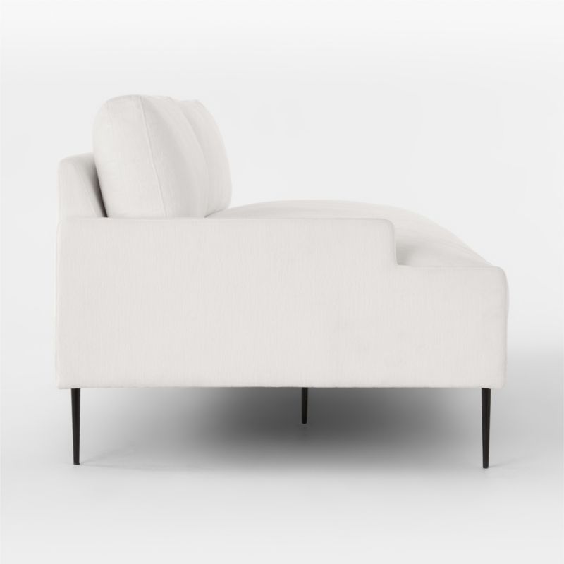 Scalino Left Arm Loveseat Bloce Noir - image 5 of 8