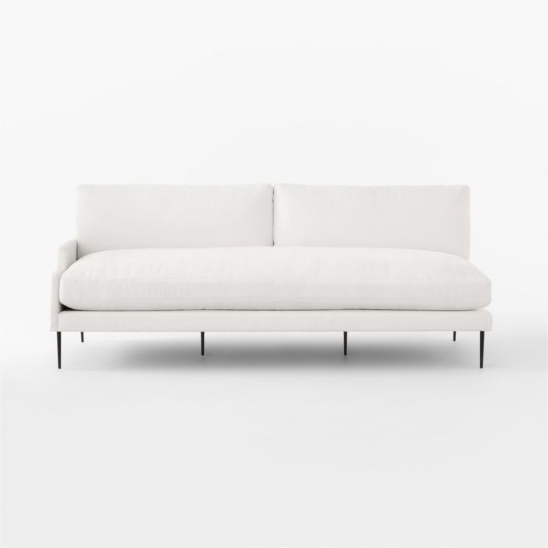 Scalino Left Arm Loveseat Bloce Noir - image 3 of 8