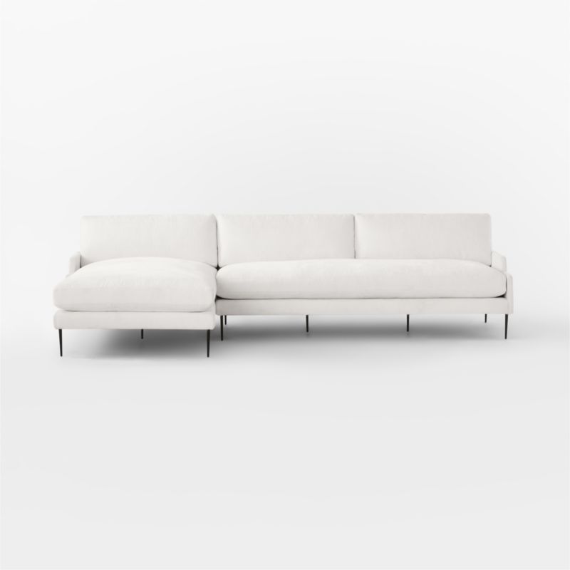 Scalino 2-Piece Left Arm Chaise Sectional Sofa Luca Espresso - image 3 of 8