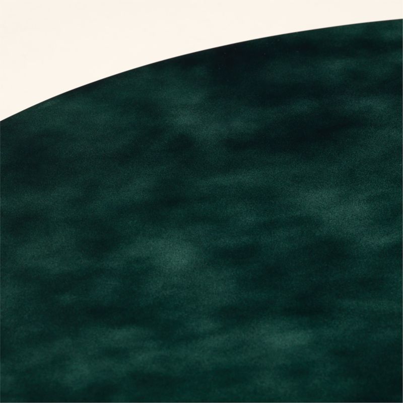 Scatola 48" Round Dark Green Lacquered Coffee Table - image 3 of 7