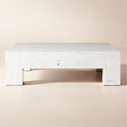 Marlo Square Marble Indoor/Outdoor Coffee Table