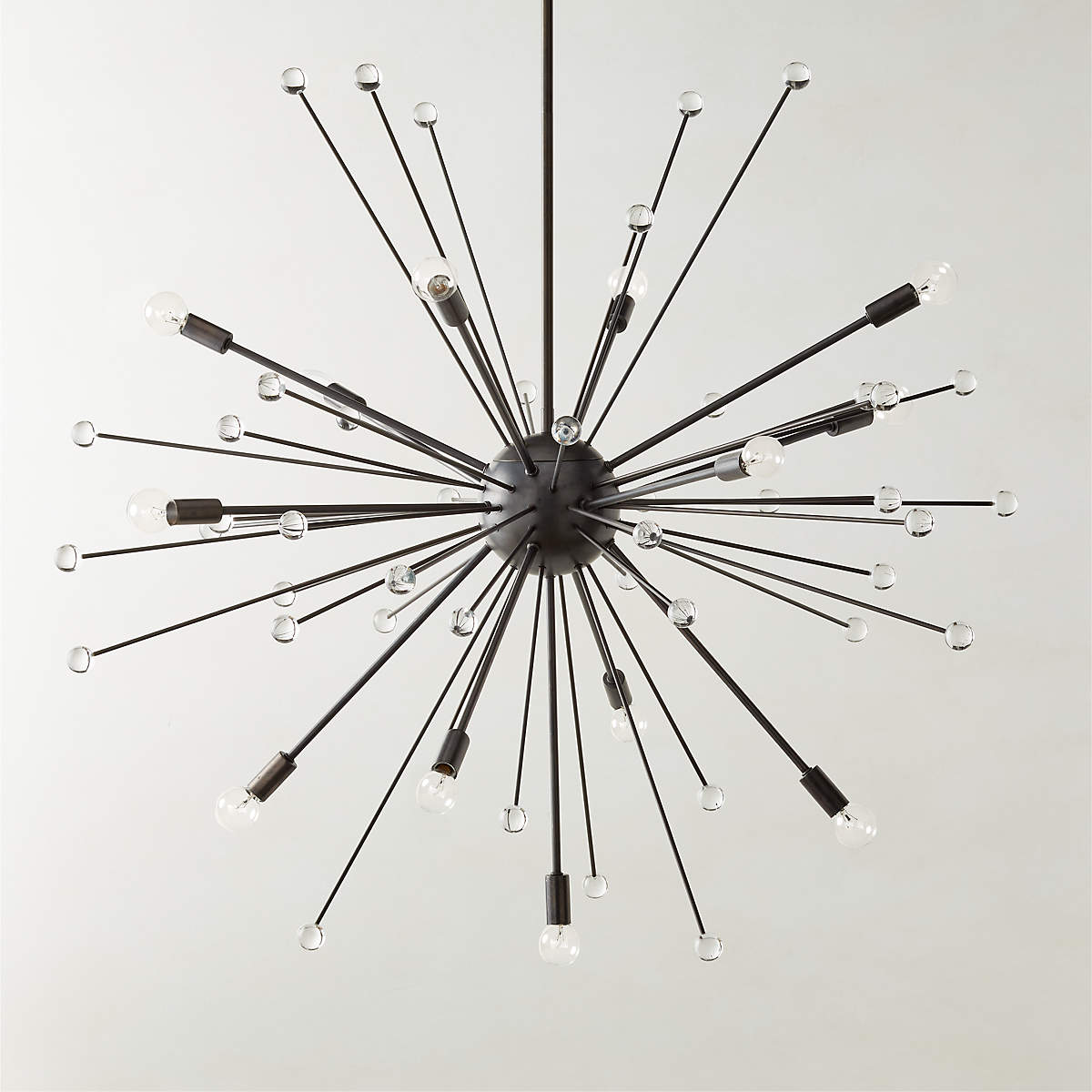 Scoppiare Modern Black Pendant Light + Reviews CB2