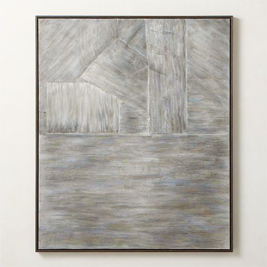 'Scratch' Framed Wall Art 50"x60"