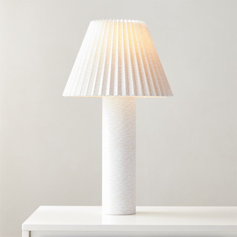 Scrunch Ivory Table Lamp - image 0 of 6