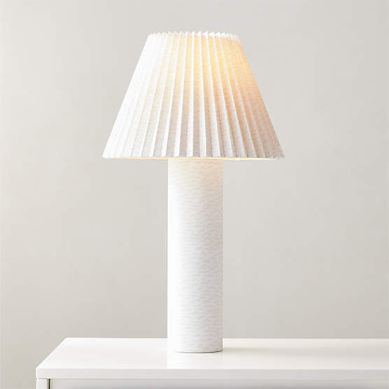 Scrunch Ivory Table Lamp by Kara Mann