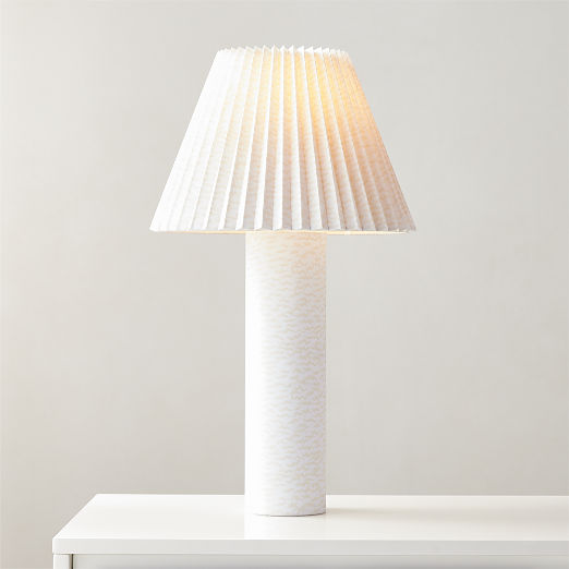 Scrunch Ivory Table Lamp