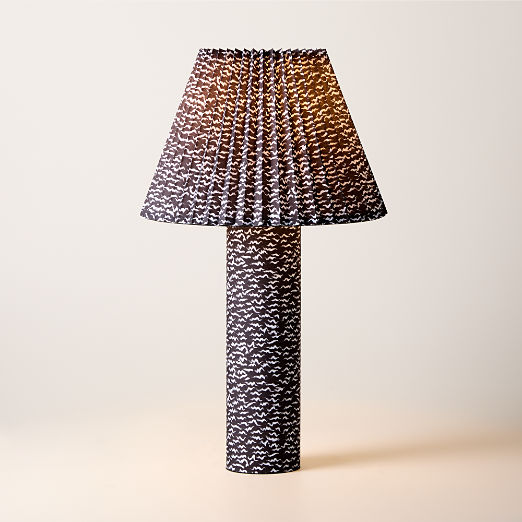 Scrunch Black and White Table Lamp