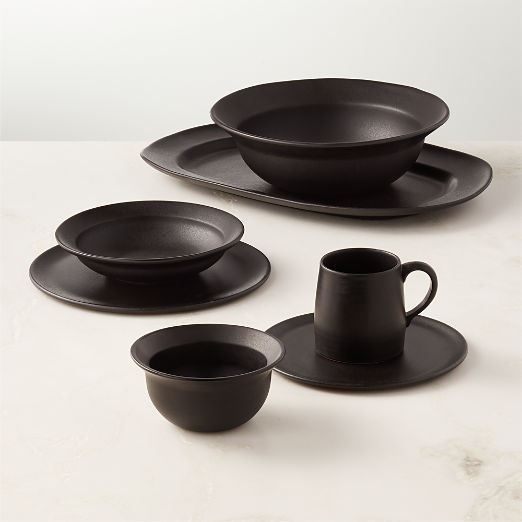 Modern Dinnerware Sets Black Dishes, White Dishes & More CB2