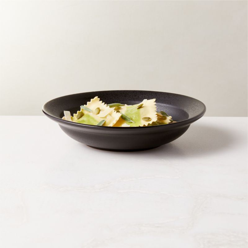 Sculpt Black Pasta Bowl - image 1 of 2