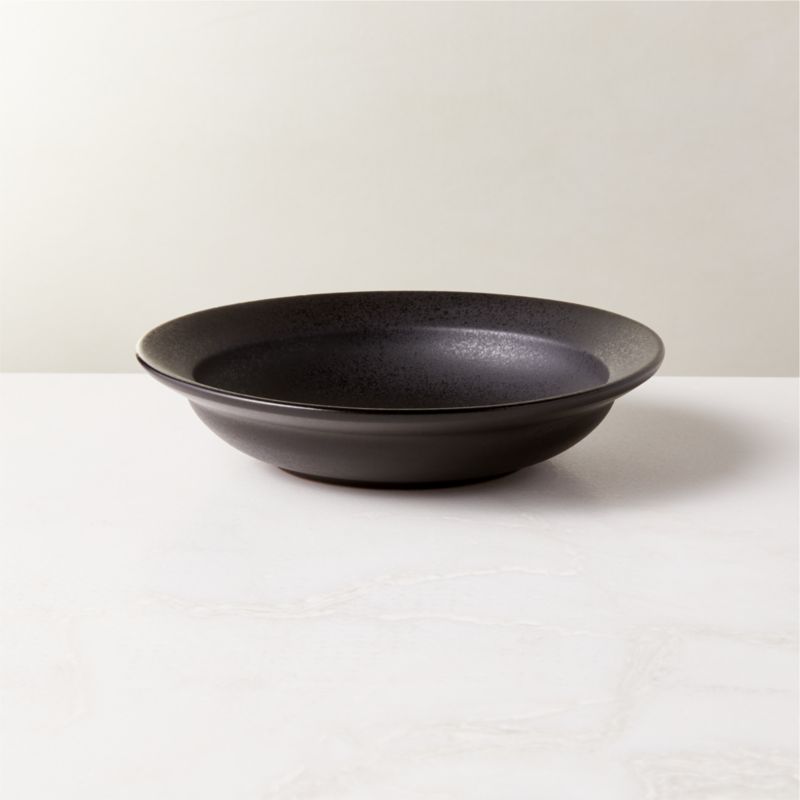 Sculpt Black Pasta Bowl - image 0 of 2