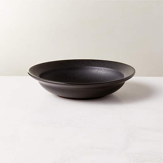 Dolce Modern Black Dinner Plate + Reviews CB2