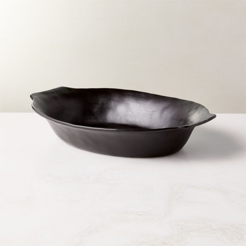 View Sculpt Large Terra Cotta Black Baking Dish details