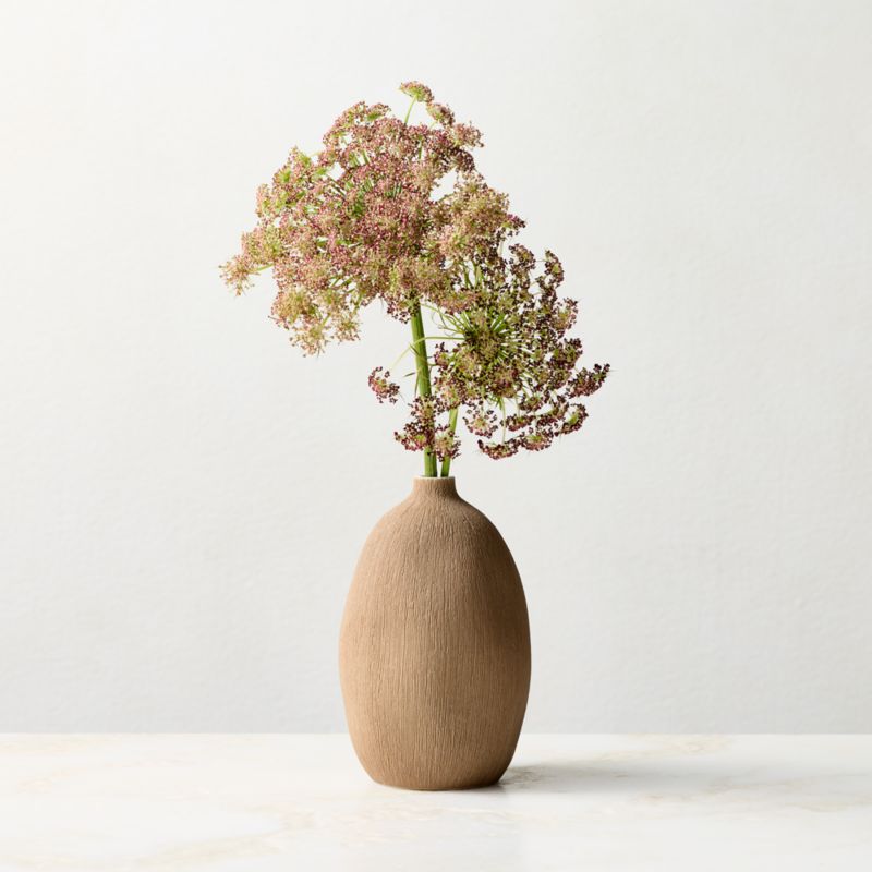Viewing product image Seca Dark Brown Porcelain Bud Vase 5" - image 1 of 4