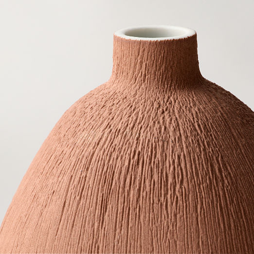 Seca Light Brown Porcelain Bud Vase 4"