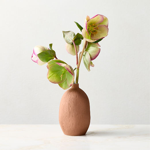 Seca Light Brown Porcelain Bud Vase 4"