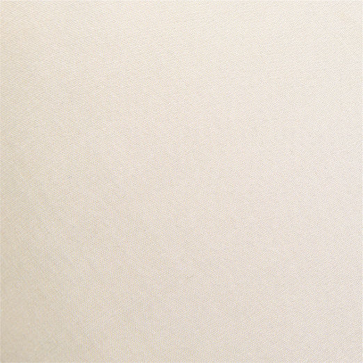 Seda Warm White Dupioni Silk Throw Pillow Cover 20"x20"