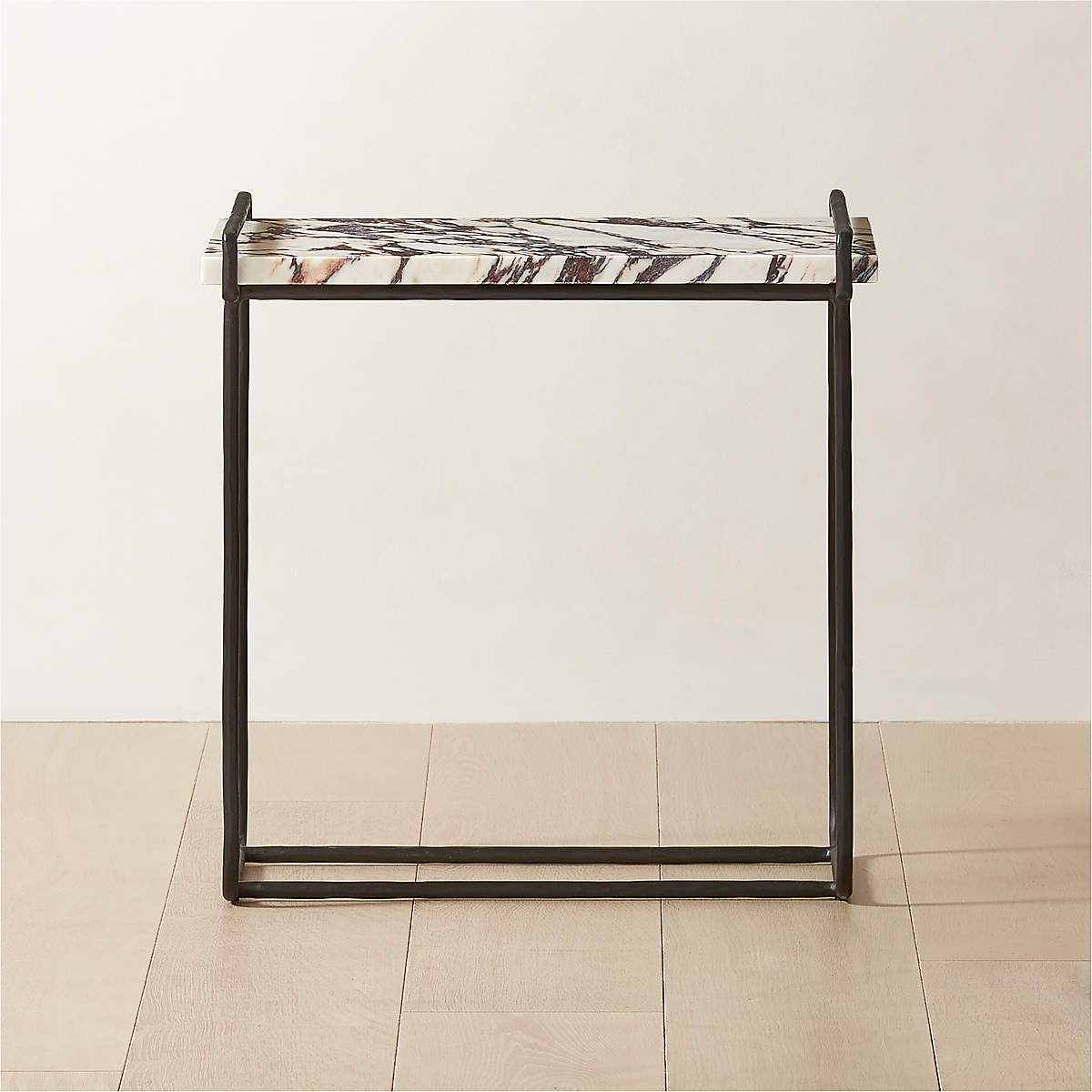 Sefro Modern Marble and Metal Side Table + Reviews CB2 Canada