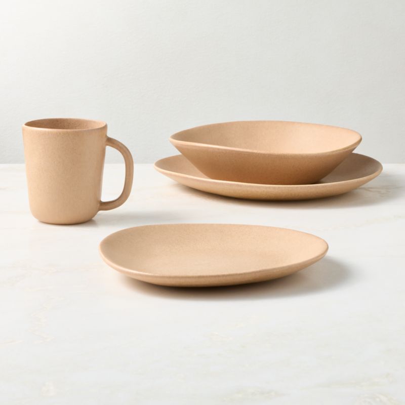 Selene Tan Stoneware Pasta Bowl - image 3 of 4