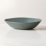 Selene Green Stoneware Soup Bowl
