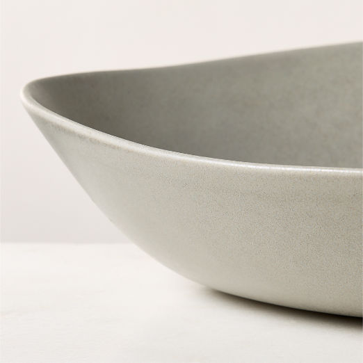 Selene Grey Stoneware Serving Bowl