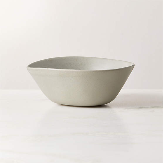 Selene Grey Stoneware Soup Bowl