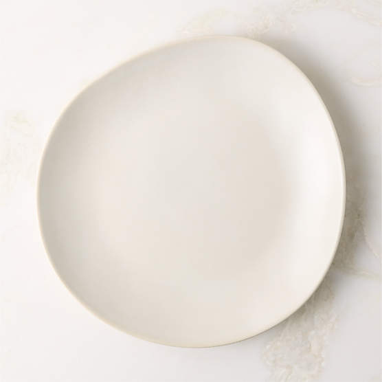Selene Ivory Stoneware Dinner Plate
