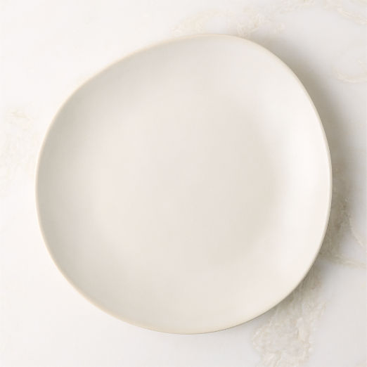 Selene Ivory Stoneware Dinner Plate
