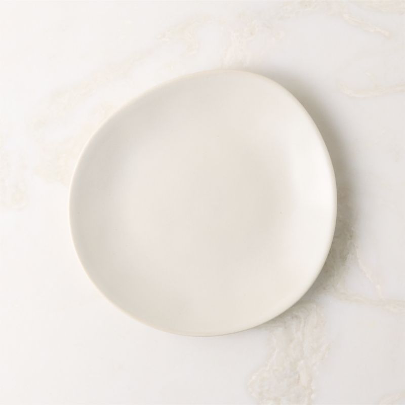 View Selene Ivory Stoneware Salad Plate details