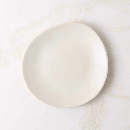 Selene Ivory Stoneware Salad Plate