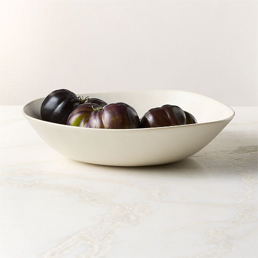 Selene Ivory Stoneware Serving Bowl