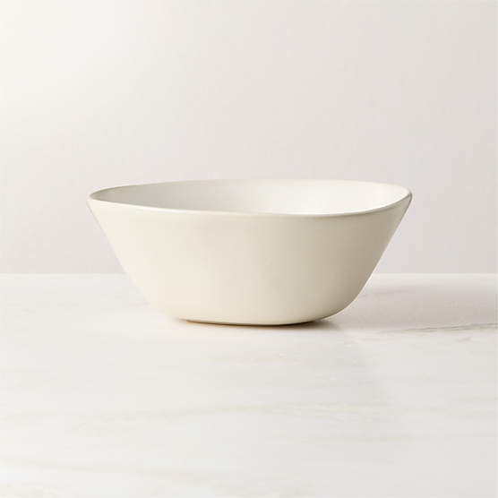 Selene Ivory Stoneware Soup Bowl