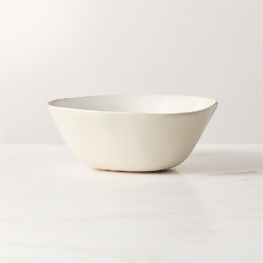 Selene Ivory Stoneware Soup Bowl
