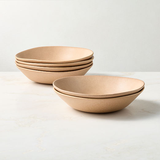 Selene Tan Stoneware Pasta Bowls Set of 6