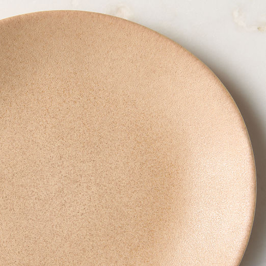 Selene Tan Stoneware Salad Plates Set of 6