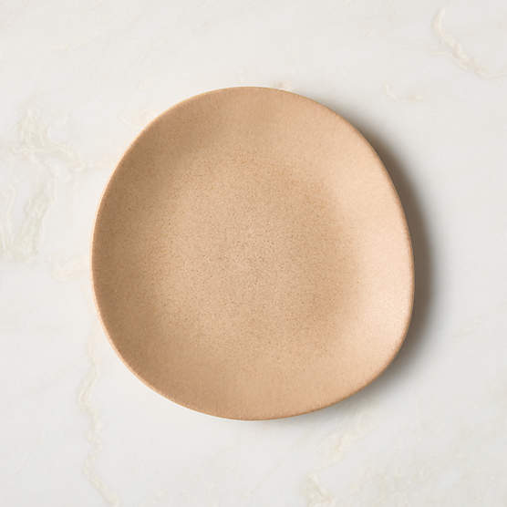 Selene Tan Stoneware Salad Plate