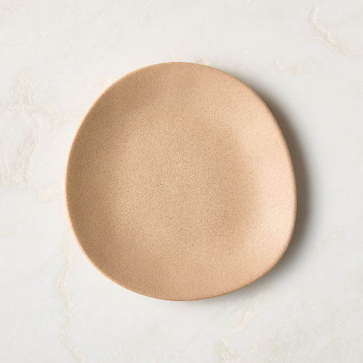 Selene Tan Stoneware Salad Plate