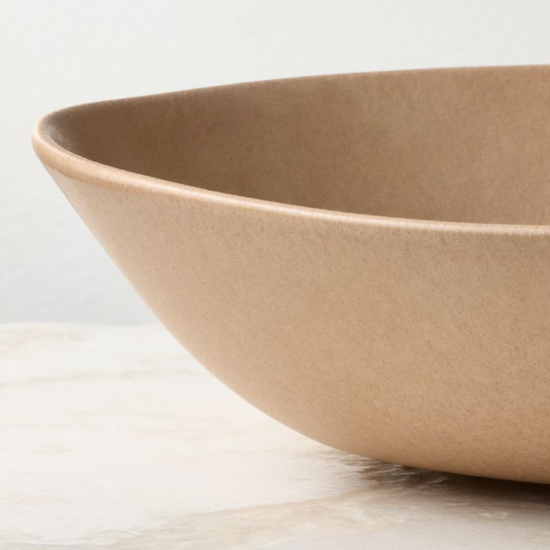 Selene Tan Stoneware Serving Bowl - image 1 of 3