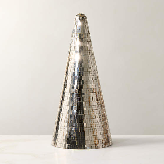 Selina Glass Mosaic Christmas Tree Figure 13"