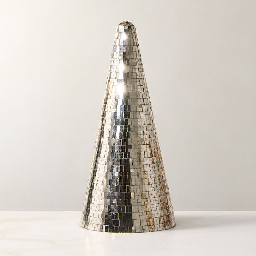 Selina Glass Mosaic Christmas Tree Figure 13"