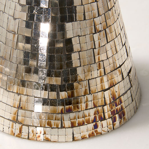 Selina Glass Mosaic Christmas Tree Figure Set of 2