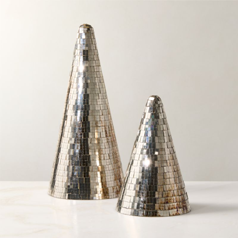 Selina Glass Mosaic Christmas Tree Figure 13" - image 2 of 3