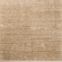 Selo Hand-Knotted Taupe and Sienna Brown Viscose Rug Swatch 12"x12"