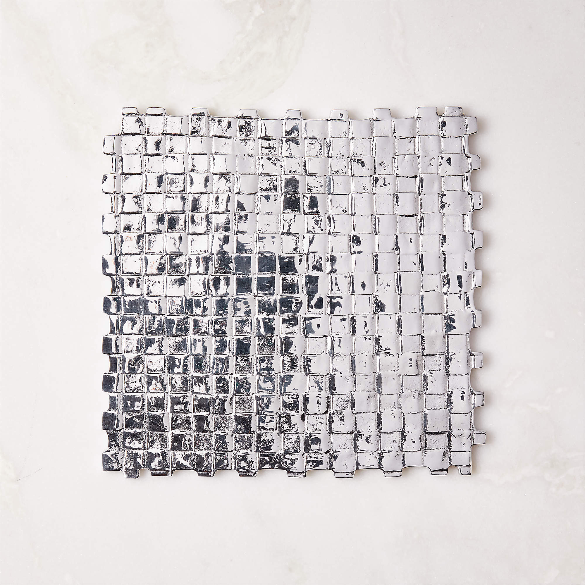 Selvage Aluminum Metal Trivet