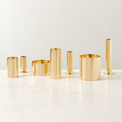 Sembel Brass Candle Holders Set of 7